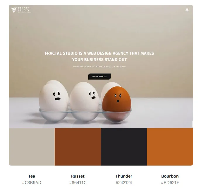 web design colour palette