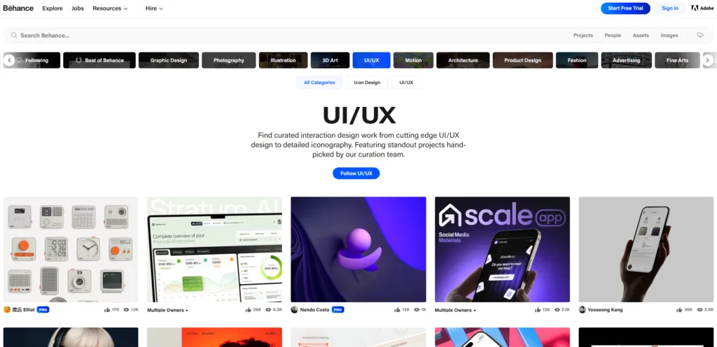 best websites for web design