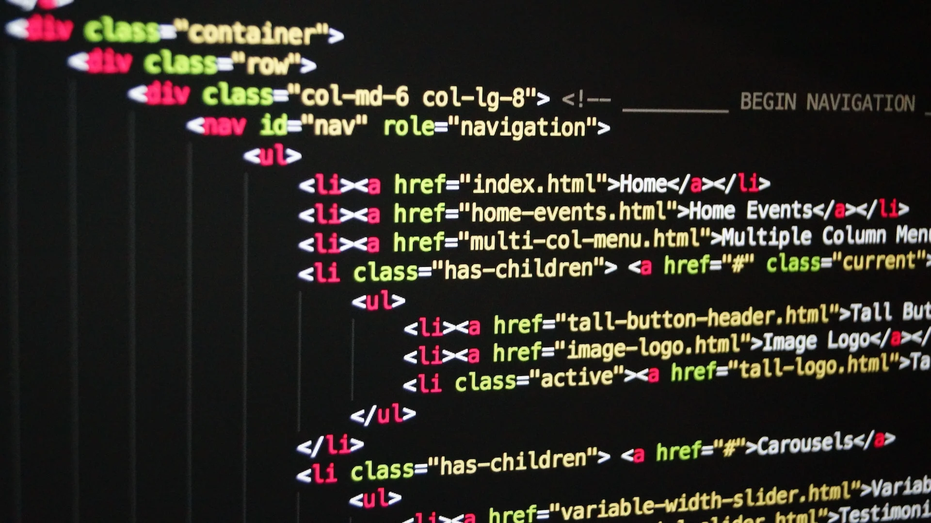 Website design